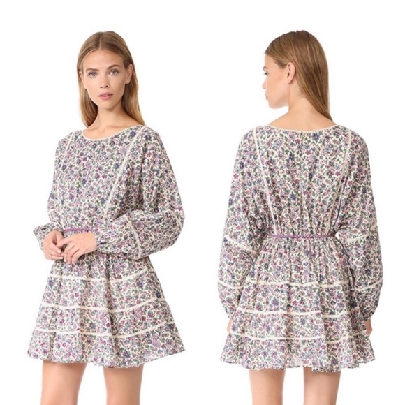 Loveshackfancy Floral Noelle Dress Size Small - Picture 5 of 16